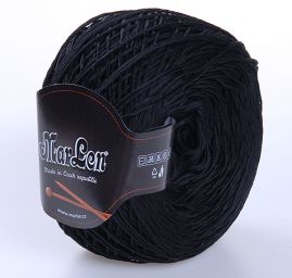 Bavlnená priadza MarLen čierna farba