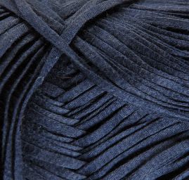 Bavlněná stužková pletací příze modrá