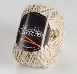 Bavlněná stužková pletací příze břízová