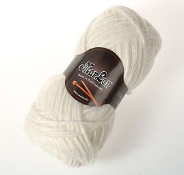 Vlněná pletací příze MarLen "robusta" slonová kost
