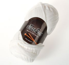 Pletací příze MarLen vlna směs bílá