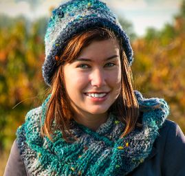 Efektní samovzorovací příze MarLen tyrkysová