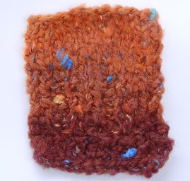 Efektní samovzorovací příze MarLen rezavá