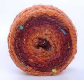 Efektní samovzorovací příze MarLen rezavá