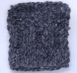 Vlněná směsová příze šedočerný melír