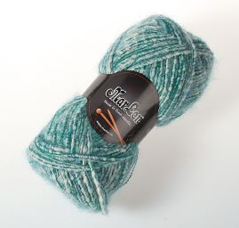 Vlněná směsová příze MarLen tyrkysový melír