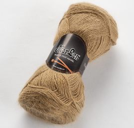 Angorová pletací příze MarLen svělte hnědá