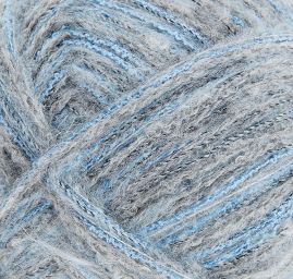 Vlněná pletací příze MarLen modrošedý melír