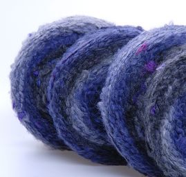 Efektní samovzorovací příze MarLen modrá