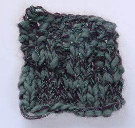 Vlněná pletací příze MarLen zelenohnědý melír