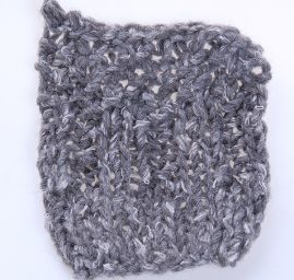 Vlněná pletací příze MarLen šedý melír