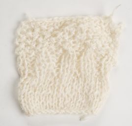 Pletací příze mohér směs MarLen s flitry smetanová