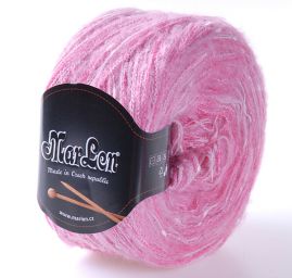 Vlněná příze Marlen růžový melír