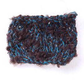 Vlněná pletací příze MarLen hnědomodrá