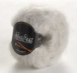 Mohér směs silnější příze MarLen světle šedá