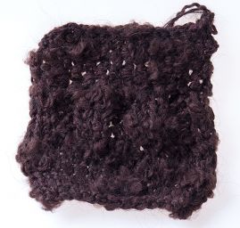 Vlněná pletací příze MarLen buklé tm.hnědá