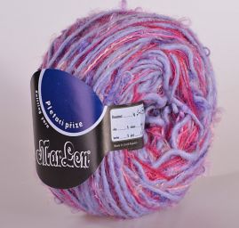 Efektní směsová příze MarLen fialový melír součky