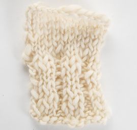 Vlněná příze MarLen nestejné síly slonová kost