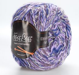 Vlněná příze MarLen mohér směs šedá