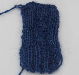 Vlněná příze Marlen alpaka/angora ocelově modrá