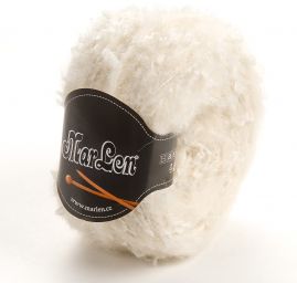 Vlna směs příze MarLen bukle slonová kost