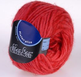Směsová pletací příze Marlen červený melír