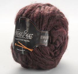 Vlněná příze MarLen vínová