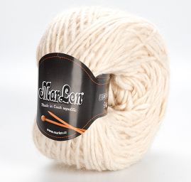 Efektní silnější příze MarLen "robusta" krémová