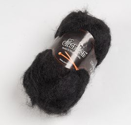 Mohérová příze MarLen černá