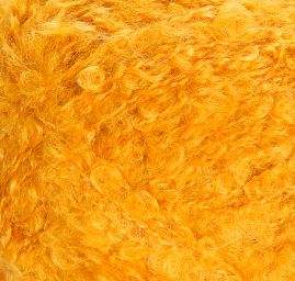 Mohérová pletací příze MarLen se součky oranžová