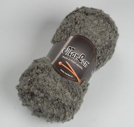 Mohérová pletací příze MarLen buklé šedá