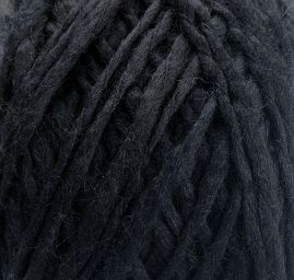 Vlněná pletací příze MarLen nestejné síly černá