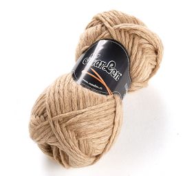 Merino směs hedvábí a kašmíru příze MarLen sv.hnědá