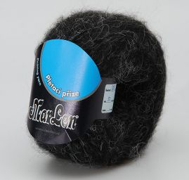 Moherová příze Marlen tmavě šedá