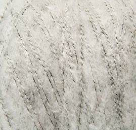 Moherová směsová příze Marlen šedočerný melír