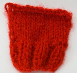 Mohérová směsová příze MarLen tm.červená