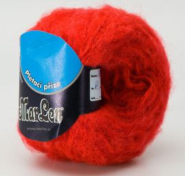 Moherová směsová příze Marlen červená