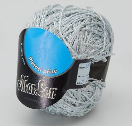 Efektní příze Marlen s uzlíčky modrošedá