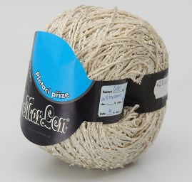 Efektní příze Marlen s uzlíčky zelenošedá