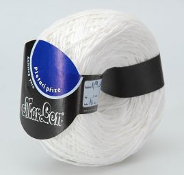 Směsová příze bavlna/len bílá