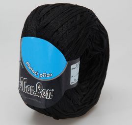 Stužková příze Marlen s leskem černá