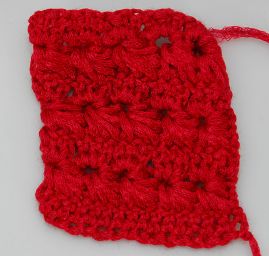 Efektní příze Marlen směs vis/hedvábí červená