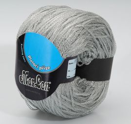 Efektní příze Marlen směs vis/PP sv. šedá