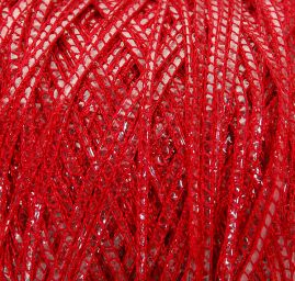 Efektní příze Marlen směs vis/PP červená