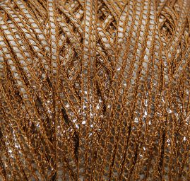 Efektní příze Marlen směs vis/PP hnědá