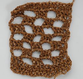 Efektní příze Marlen směs vis/PP hnědá