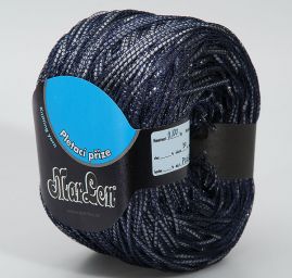 Efektní příze Marlen směs vis/PP tm.modrá