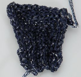 Efektní příze Marlen směs vis/PP tm.modrá