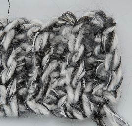 Směsová příze Marlen černošedý melír