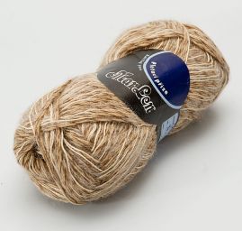 Vlněná melírová příze Marlen hnědobéžová